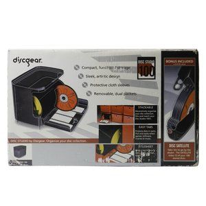 Disc Gear 100 Media Storage Organizer CD DVD Blu Ray Game DISC STUDIO Retro